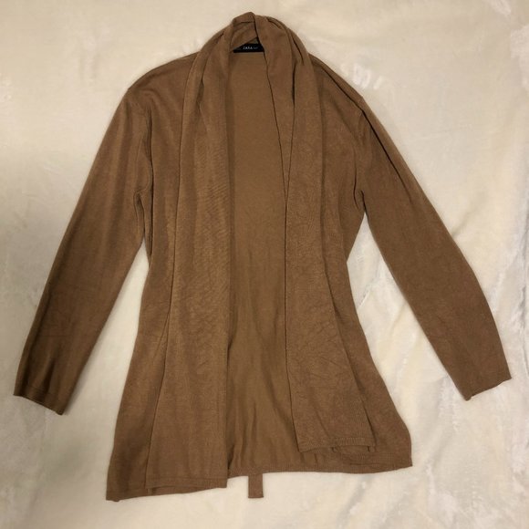 Zara || Beige Knit Sweater - Picture 4 of 8